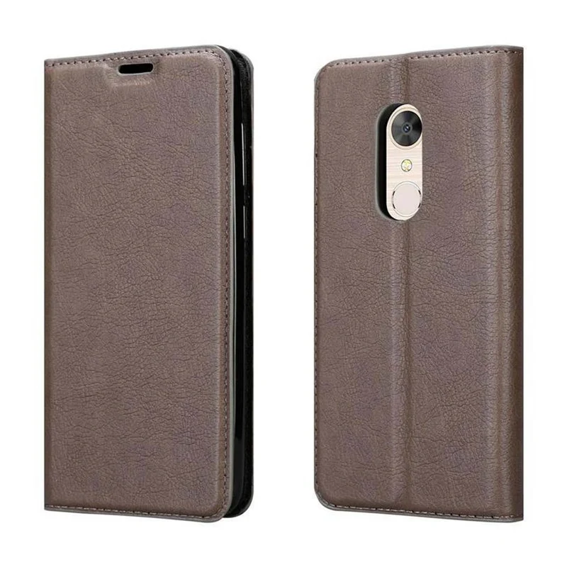 Cadorabo Hülle kompatibel mit Alcatel 5 Schutzhülle mit Magnetverschluss, Standfunktion und Kartenfach