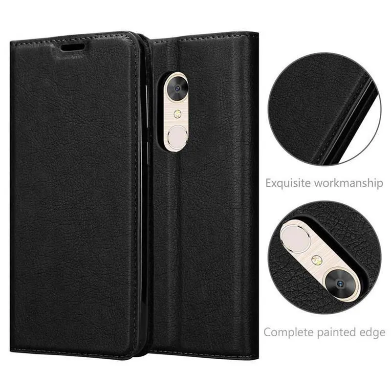 Cadorabo Hülle kompatibel mit Alcatel 5 Schutzhülle mit Magnetverschluss, Standfunktion und Kartenfach