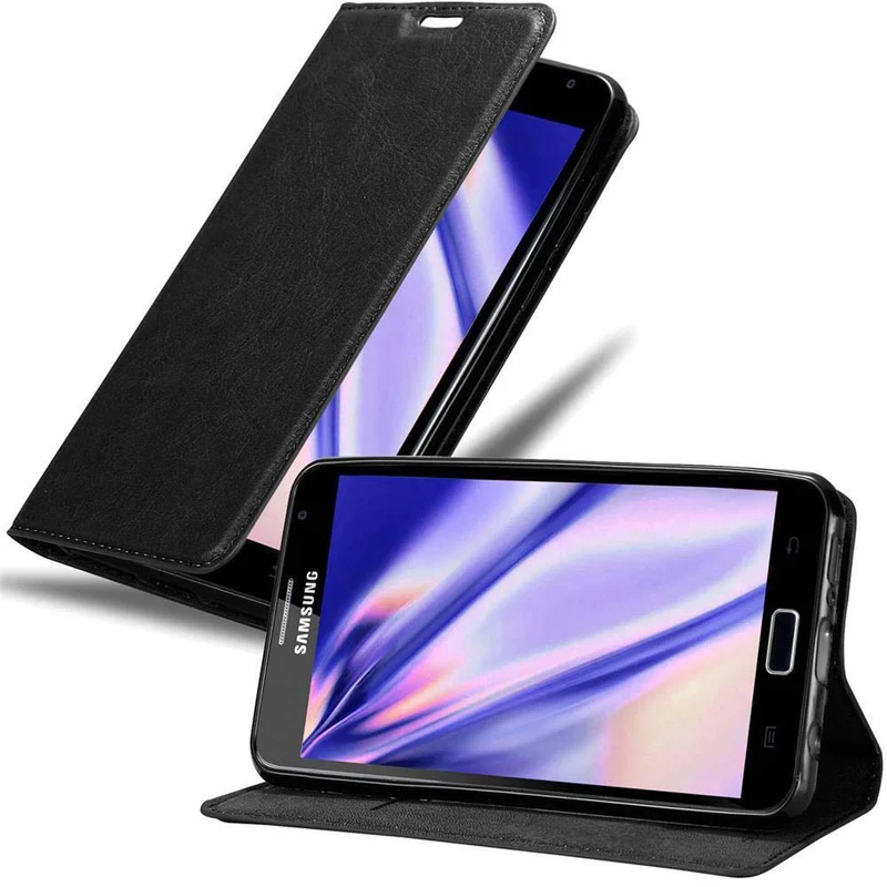 Cadorabo Hülle kompatibel mit Samsung Galaxy NOTE 1 Schutzhülle mit Magnetverschluss, Standfunktion und Kartenfach