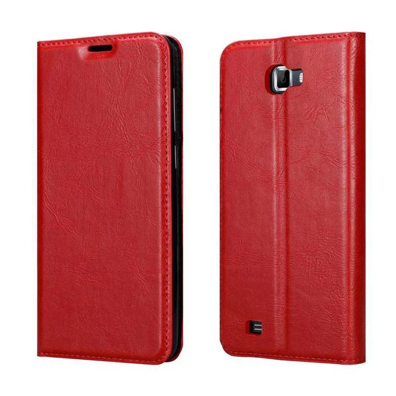 Cadorabo Hülle kompatibel mit Samsung Galaxy NOTE 1 Schutzhülle mit Magnetverschluss, Standfunktion und Kartenfach