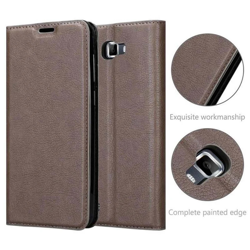 Cadorabo Hülle kompatibel mit Samsung Galaxy NOTE 1 Schutzhülle mit Magnetverschluss, Standfunktion und Kartenfach