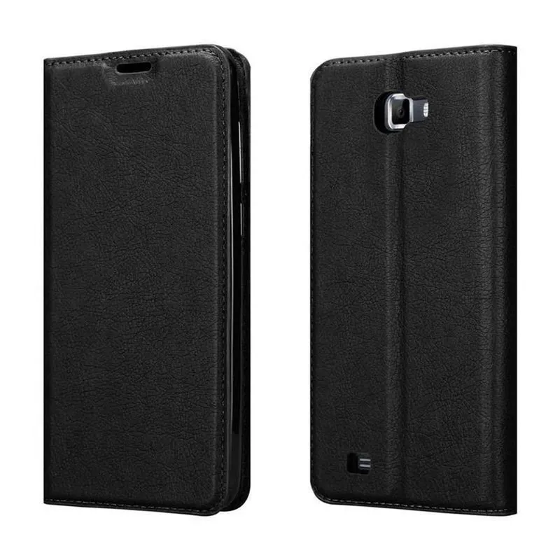 Cadorabo Hülle kompatibel mit Samsung Galaxy NOTE 1 Schutzhülle mit Magnetverschluss, Standfunktion und Kartenfach