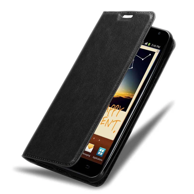 Cadorabo Hülle kompatibel mit Samsung Galaxy NOTE 1 Schutzhülle mit Magnetverschluss, Standfunktion und Kartenfach