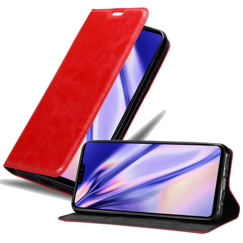 Cadorabo Hülle kompatibel mit LG V50 Schutzhülle mit Magnetverschluss, Standfunktion und Kartenfach