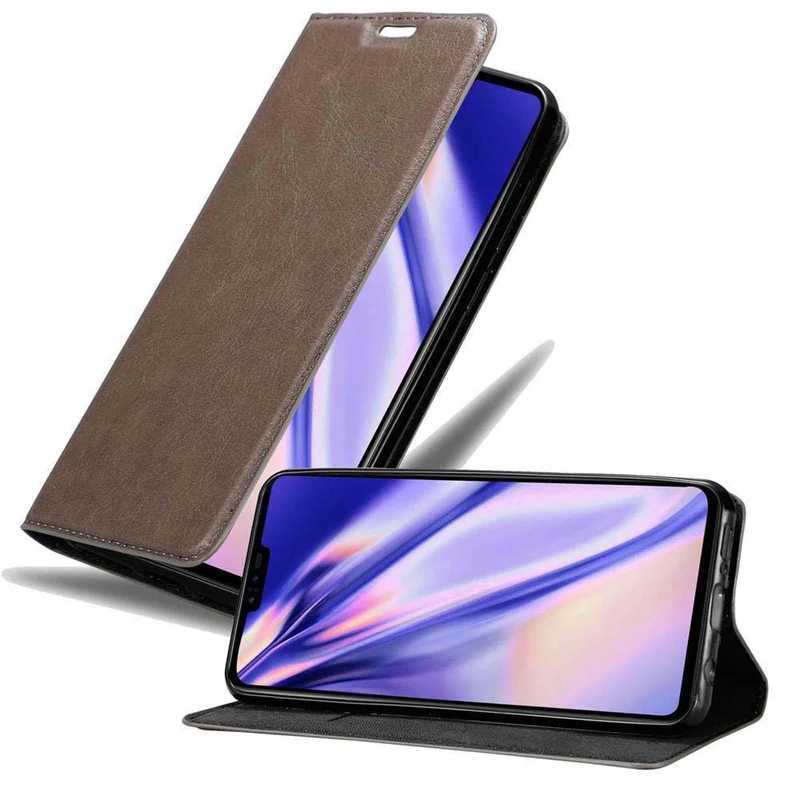 Cadorabo Hülle kompatibel mit LG V50 Schutzhülle mit Magnetverschluss, Standfunktion und Kartenfach