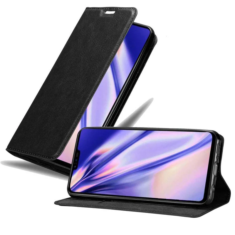 Cadorabo Hülle kompatibel mit LG V50 Schutzhülle mit Magnetverschluss, Standfunktion und Kartenfach