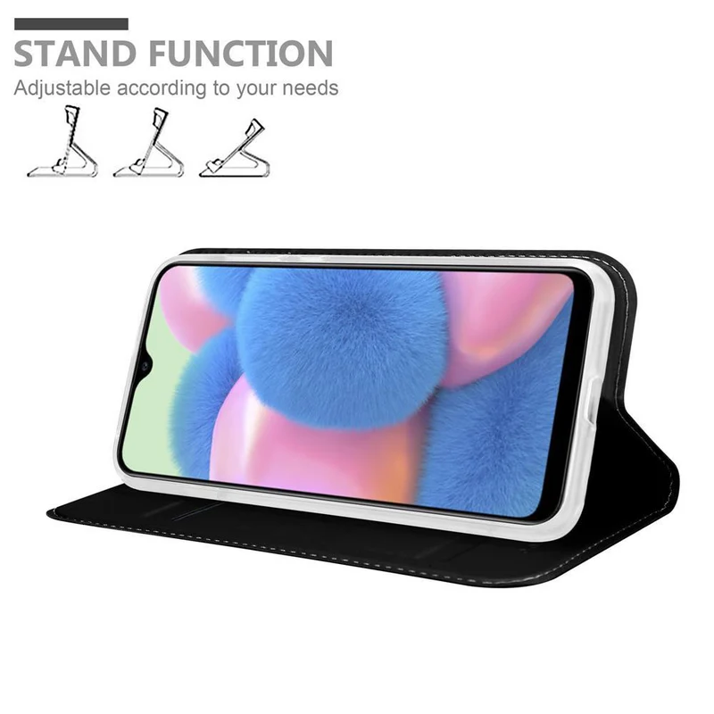Cadorabo Hülle kompatibel mit Samsung Galaxy A50 4G / A50s / A30s Schutzhülle mit Magnetverschluss, Standfunktion und Kartenfach
