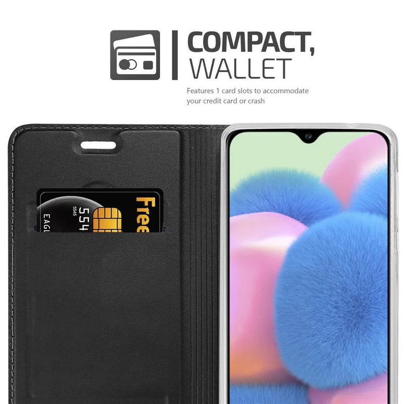 Cadorabo Hülle kompatibel mit Samsung Galaxy A50 4G / A50s / A30s Schutzhülle mit Magnetverschluss, Standfunktion und Kartenfach