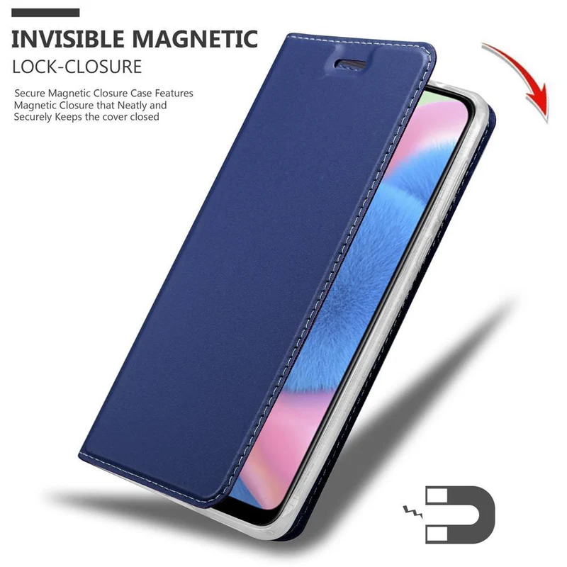 Cadorabo Hülle kompatibel mit Samsung Galaxy A50 4G / A50s / A30s Schutzhülle mit Magnetverschluss, Standfunktion und Kartenfach