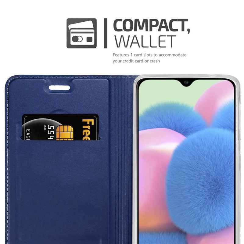 Cadorabo Hülle kompatibel mit Samsung Galaxy A50 4G / A50s / A30s Schutzhülle mit Magnetverschluss, Standfunktion und Kartenfach