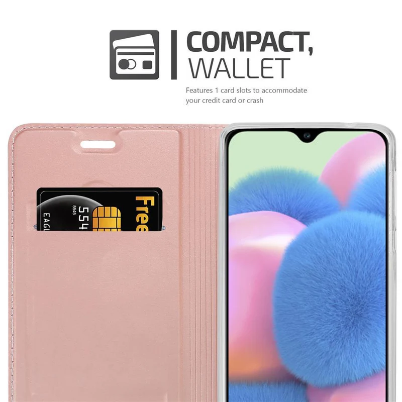 Cadorabo Hülle kompatibel mit Samsung Galaxy A50 4G / A50s / A30s Schutzhülle mit Magnetverschluss, Standfunktion und Kartenfach