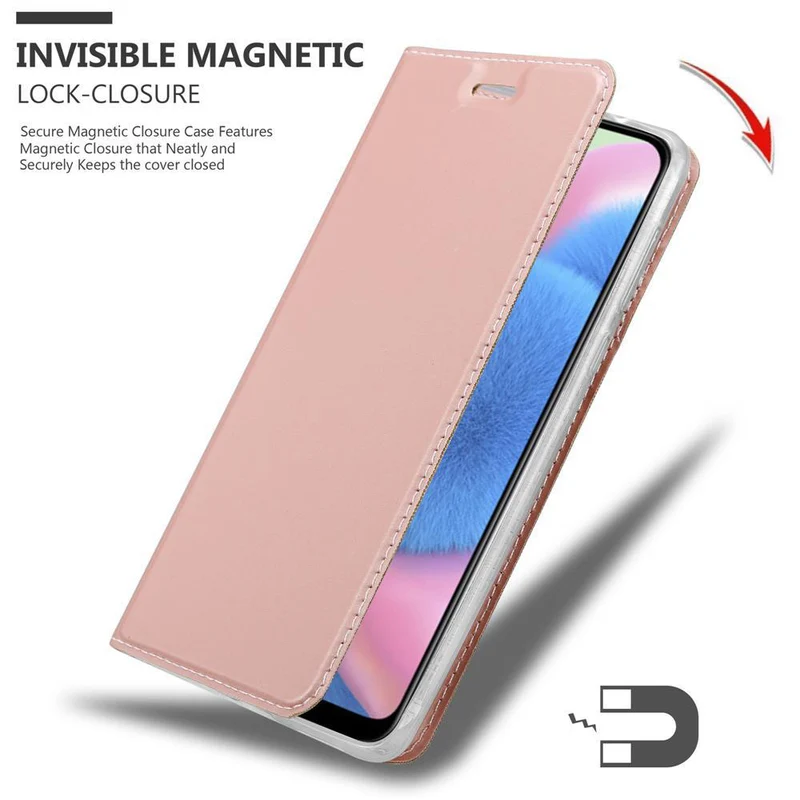 Cadorabo Hülle kompatibel mit Samsung Galaxy A50 4G / A50s / A30s Schutzhülle mit Magnetverschluss, Standfunktion und Kartenfach