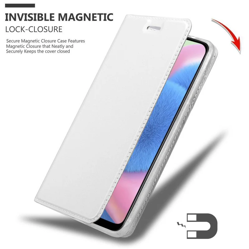 Cadorabo Hülle kompatibel mit Samsung Galaxy A50 4G / A50s / A30s Schutzhülle mit Magnetverschluss, Standfunktion und Kartenfach