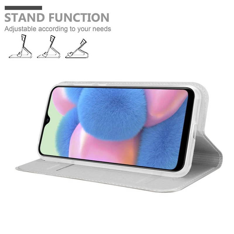 Cadorabo Hülle kompatibel mit Samsung Galaxy A50 4G / A50s / A30s Schutzhülle mit Magnetverschluss, Standfunktion und Kartenfach
