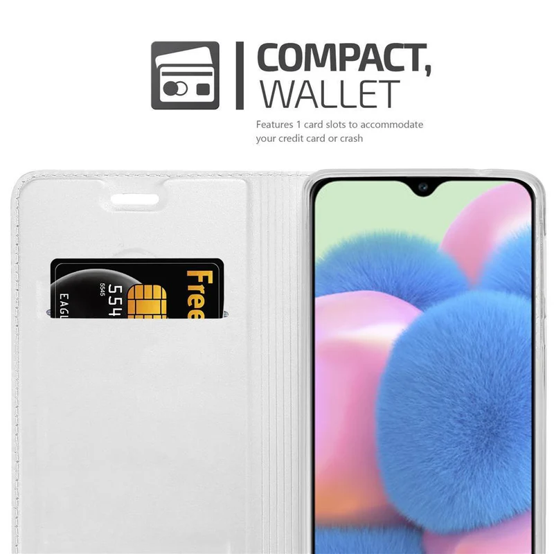 Cadorabo Hülle kompatibel mit Samsung Galaxy A50 4G / A50s / A30s Schutzhülle mit Magnetverschluss, Standfunktion und Kartenfach