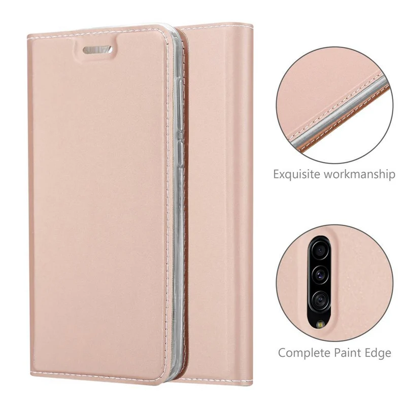 Cadorabo Hülle kompatibel mit Samsung Galaxy A90 5G Schutzhülle mit Magnetverschluss, Standfunktion und Kartenfach