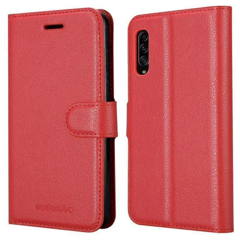 Cadorabo Hülle kompatibel mit Samsung Galaxy A90 5G Schutzhülle mit Magnetverschluss, Standfunktion und Kartenfach