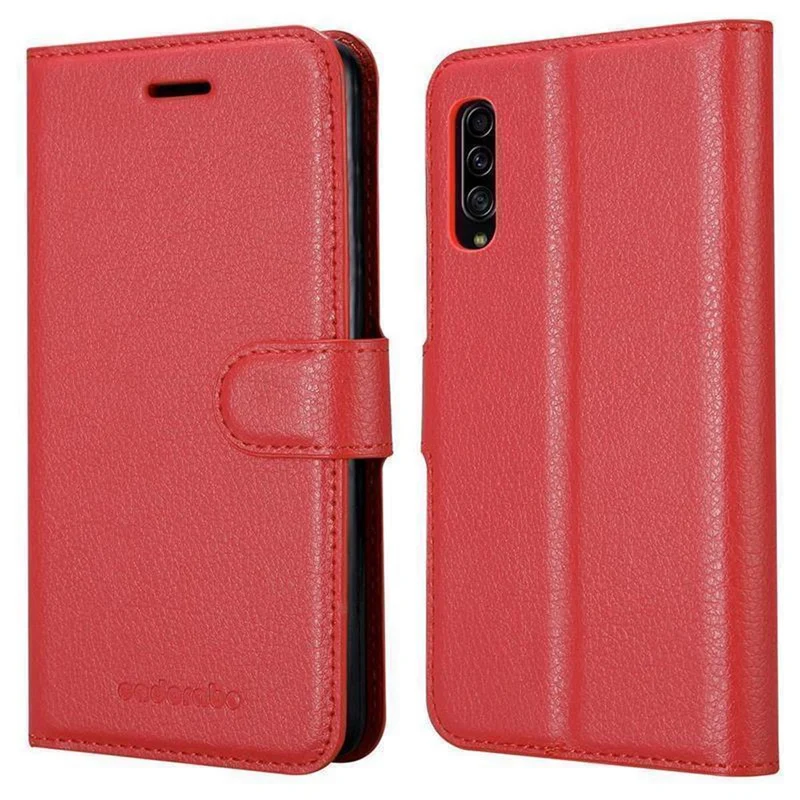 Cadorabo Hülle kompatibel mit Samsung Galaxy A90 5G Schutzhülle mit Magnetverschluss, Standfunktion und Kartenfach