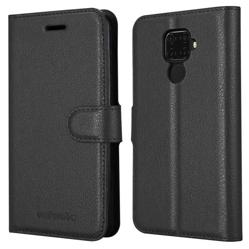 Cadorabo Hülle kompatibel mit Huawei MATE 30 LITE Schutzhülle mit Magnetverschluss, Standfunktion und Kartenfach