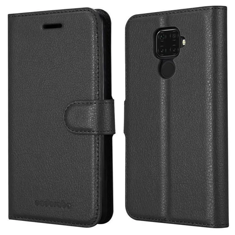 Cadorabo Hülle kompatibel mit Huawei MATE 30 LITE Schutzhülle mit Magnetverschluss, Standfunktion und Kartenfach