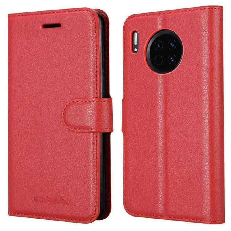 Cadorabo Hülle kompatibel mit Huawei MATE 30 Schutzhülle mit Magnetverschluss, Standfunktion und Kartenfach