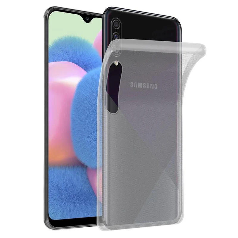 Cadorabo Hülle kompatibel mit Samsung Galaxy A50 4G / A50s / A30s Schutzhülle aus flexiblem TPU Silikon