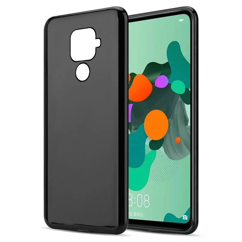 Cadorabo Hülle kompatibel mit Huawei MATE 30 LITE Schutzhülle aus flexiblem TPU Silikon