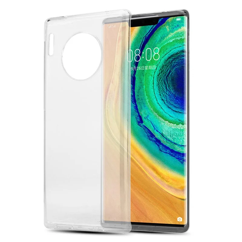 Cadorabo Hülle kompatibel mit Huawei MATE 30 PRO Schutzhülle aus flexiblem TPU Silikon