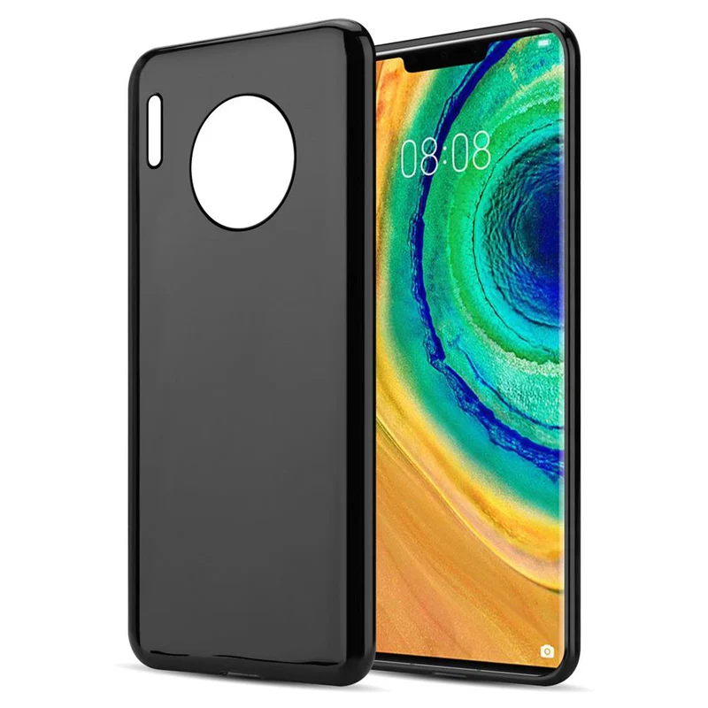 Cadorabo Hülle kompatibel mit Huawei MATE 30 PRO Schutzhülle aus flexiblem TPU Silikon