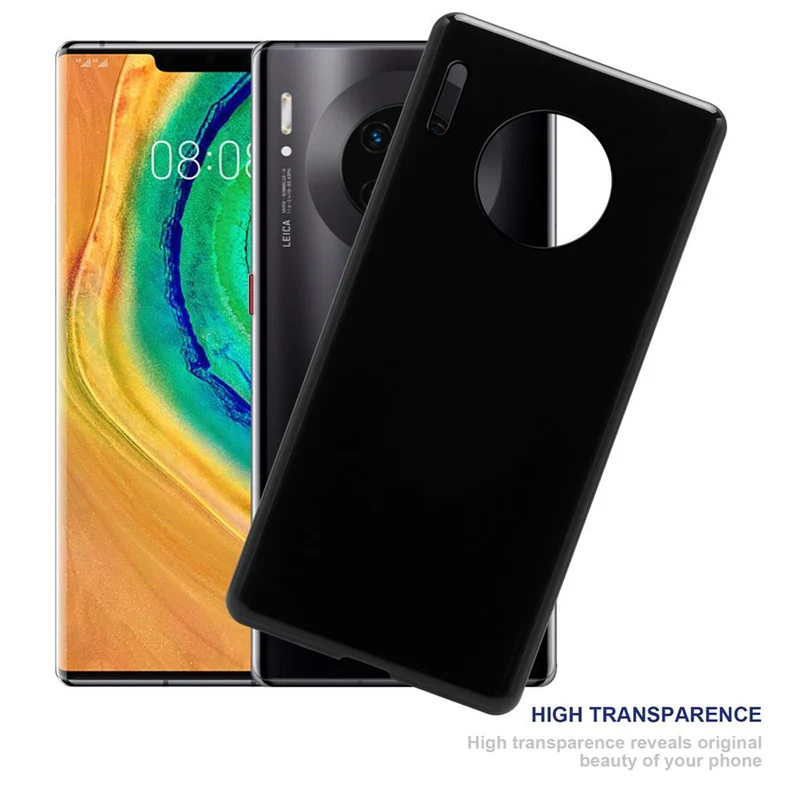 Cadorabo Hülle kompatibel mit Huawei MATE 30 PRO Schutzhülle aus flexiblem TPU Silikon
