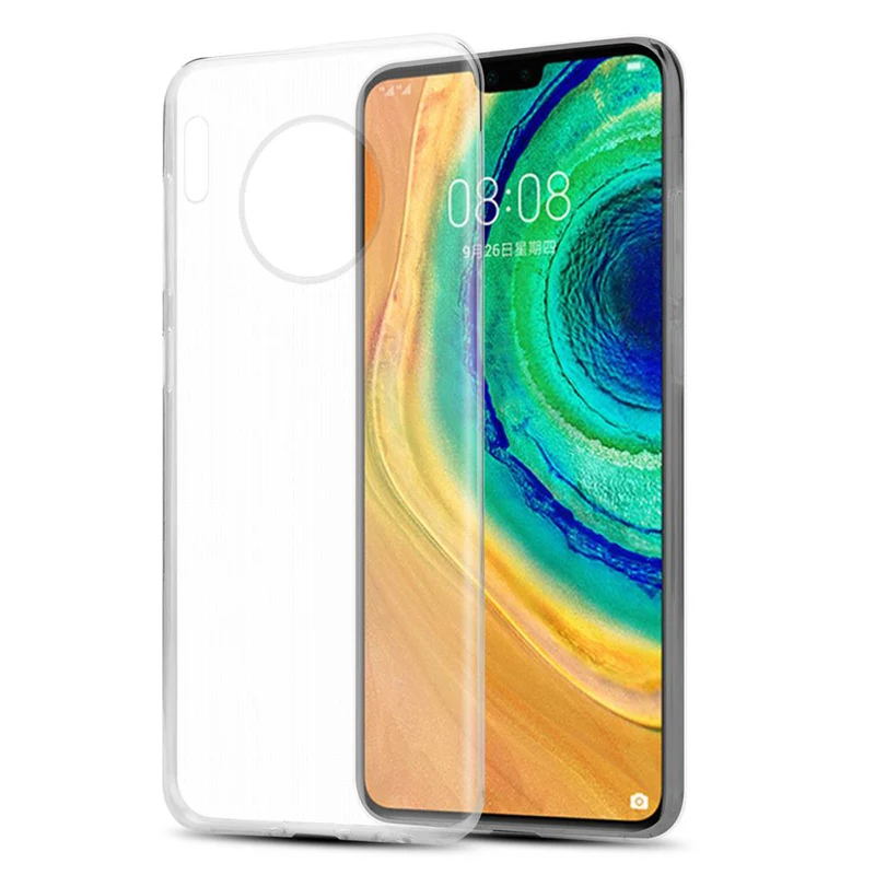 Cadorabo Hülle kompatibel mit Huawei MATE 30 Schutzhülle aus flexiblem TPU Silikon