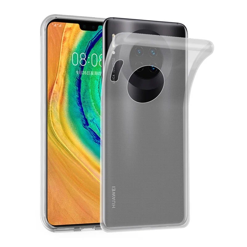 Cadorabo Hülle kompatibel mit Huawei MATE 30 Schutzhülle aus flexiblem TPU Silikon