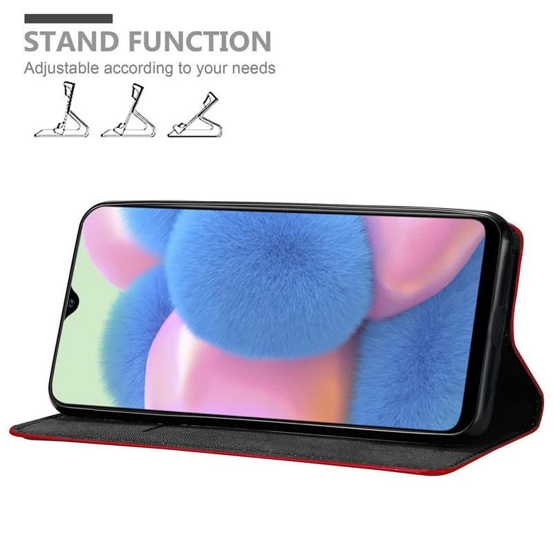 Cadorabo Hülle kompatibel mit Samsung Galaxy A50 4G / A50s / A30s Schutzhülle mit Magnetverschluss, Standfunktion und Kartenfach