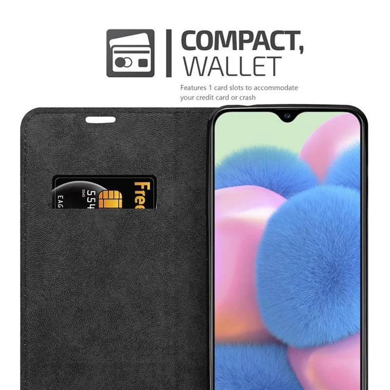 Cadorabo Hülle kompatibel mit Samsung Galaxy A50 4G / A50s / A30s Schutzhülle mit Magnetverschluss, Standfunktion und Kartenfach