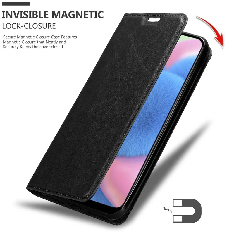 Cadorabo Hülle kompatibel mit Samsung Galaxy A50 4G / A50s / A30s Schutzhülle mit Magnetverschluss, Standfunktion und Kartenfach