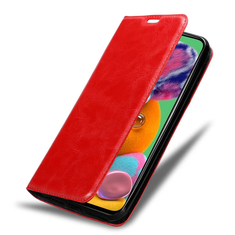 Cadorabo Hülle kompatibel mit Samsung Galaxy A90 5G Schutzhülle mit Magnetverschluss, Standfunktion und Kartenfach
