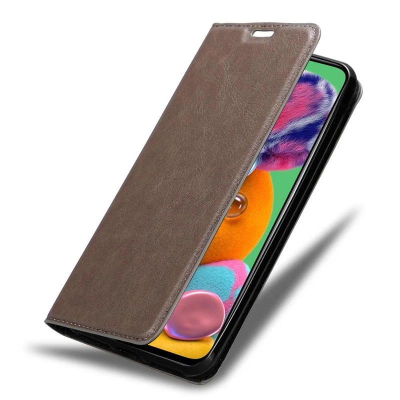 Cadorabo Hülle kompatibel mit Samsung Galaxy A90 5G Schutzhülle mit Magnetverschluss, Standfunktion und Kartenfach