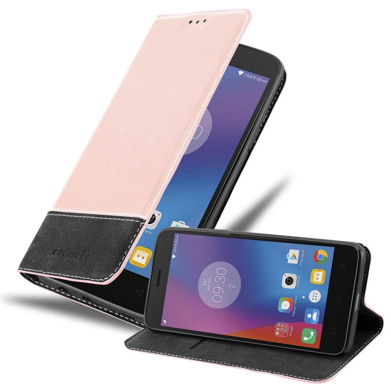 Cadorabo Hülle kompatibel mit Lenovo K6 / K6 POWER Schutzhülle mit Magnetverschluss, Standfunktion und Kartenfach