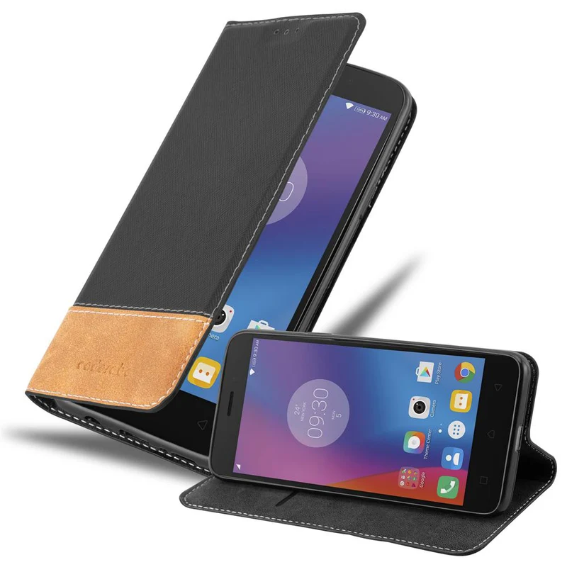 Cadorabo Hülle kompatibel mit Lenovo K6 / K6 POWER Schutzhülle mit Magnetverschluss, Standfunktion und Kartenfach