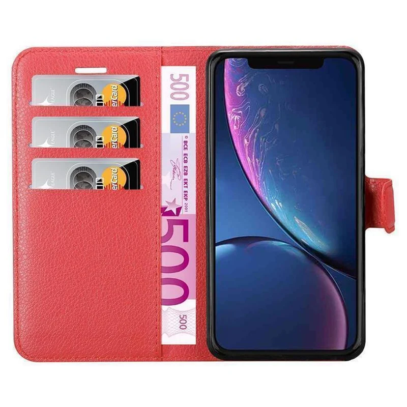 Cadorabo Hülle kompatibel mit Apple iPhone 11 Schutzhülle mit Magnetverschluss, Standfunktion und Kartenfach