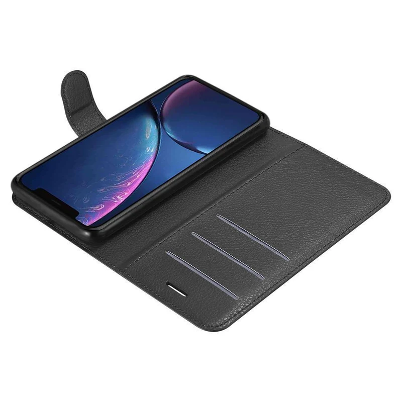 Cadorabo Hülle kompatibel mit Apple iPhone 11 Schutzhülle mit Magnetverschluss, Standfunktion und Kartenfach