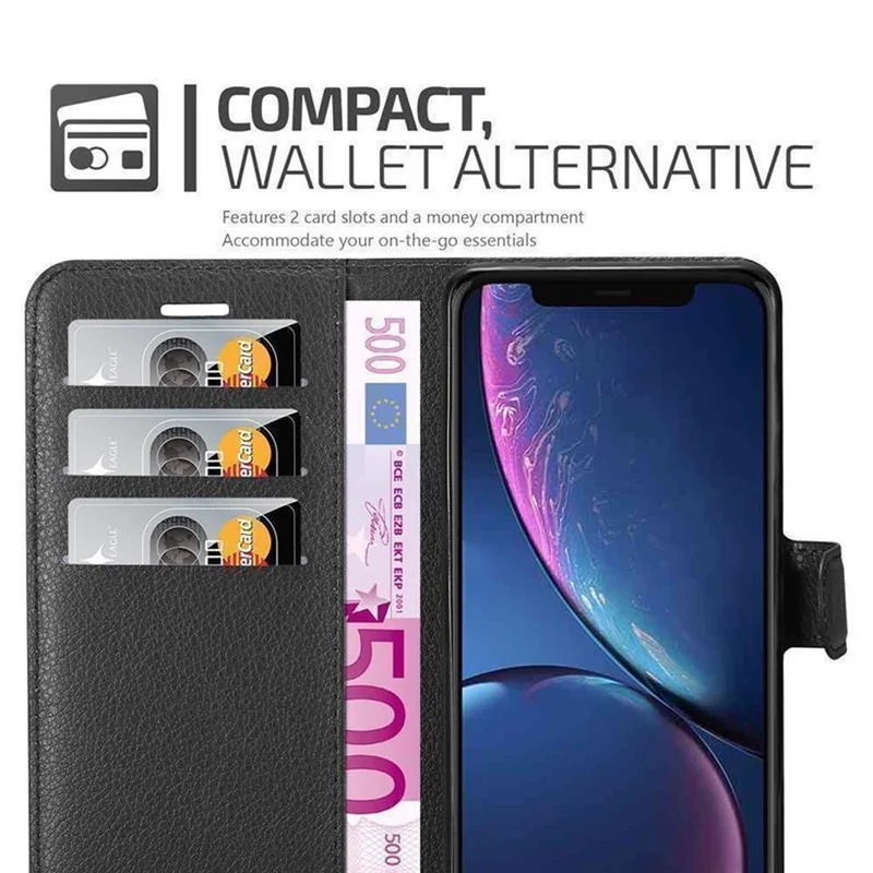 Cadorabo Hülle kompatibel mit Apple iPhone 11 PRO MAX Schutzhülle mit Magnetverschluss, Standfunktion und Kartenfach