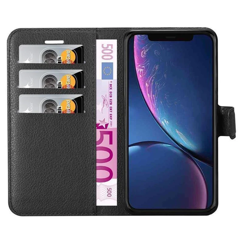 Cadorabo Hülle kompatibel mit Apple iPhone 11 PRO MAX Schutzhülle mit Magnetverschluss, Standfunktion und Kartenfach