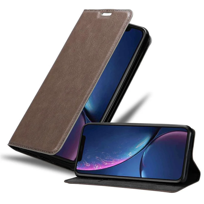 Cadorabo Hülle kompatibel mit Apple iPhone 11 Schutzhülle mit Magnetverschluss, Standfunktion und Kartenfach
