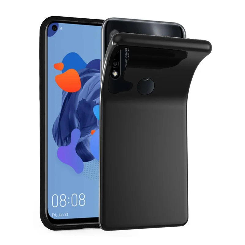 Cadorabo Hülle kompatibel mit Huawei NOVA 5i / P20 LITE 2019 Schutzhülle aus flexiblem TPU Silikon