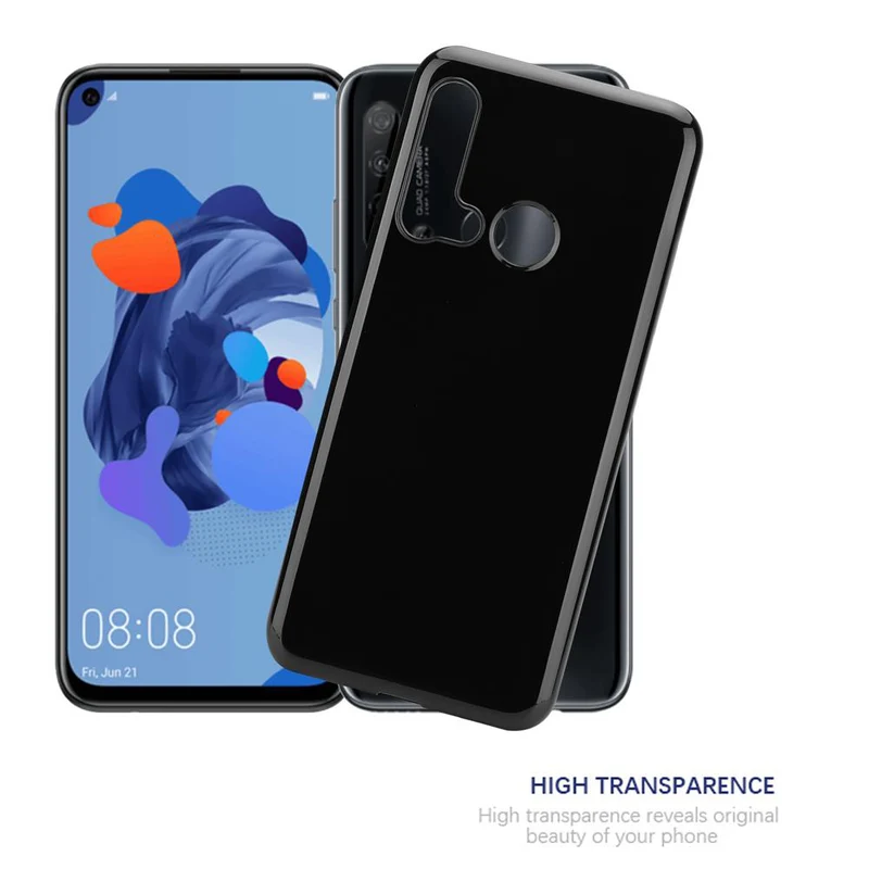 Cadorabo Hülle kompatibel mit Huawei NOVA 5i / P20 LITE 2019 Schutzhülle aus flexiblem TPU Silikon