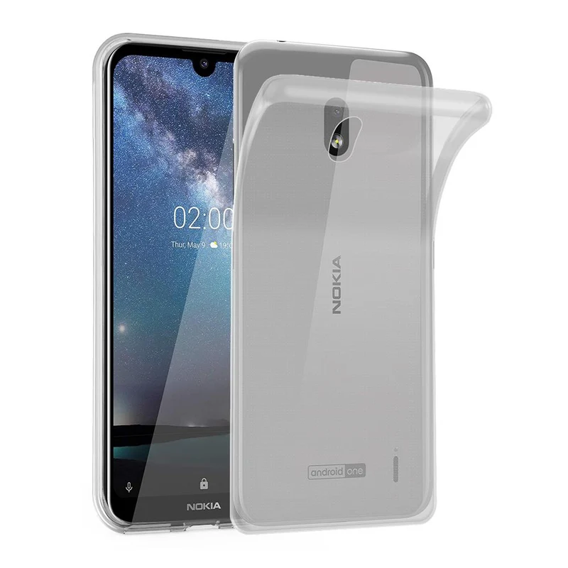 Cadorabo Hülle kompatibel mit Nokia 2,2 Schutzhülle aus flexiblem TPU Silikon