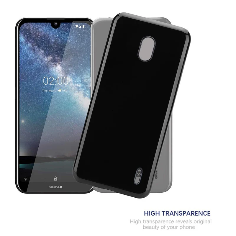 Cadorabo Hülle kompatibel mit Nokia 2,2 Schutzhülle aus flexiblem TPU Silikon