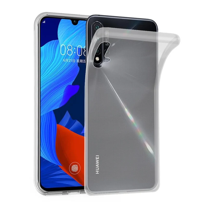Cadorabo Hülle kompatibel mit Huawei NOVA 5 / 5 PRO Schutzhülle aus flexiblem TPU Silikon
