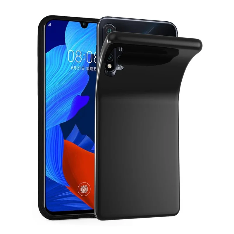 Cadorabo Hülle kompatibel mit Huawei NOVA 5 / 5 PRO Schutzhülle aus flexiblem TPU Silikon